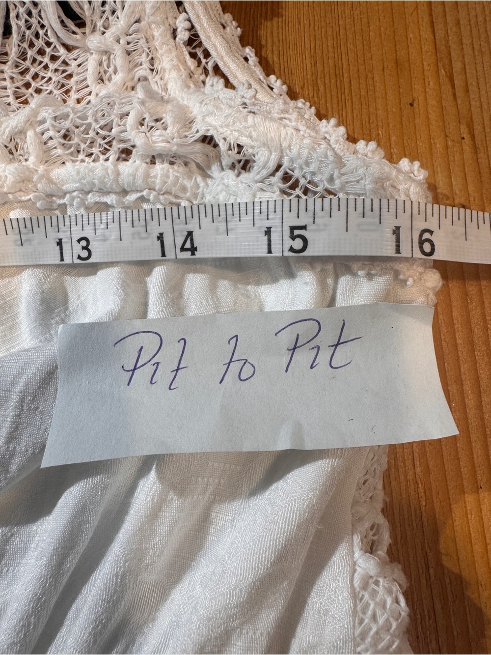 Free People White Crochet Lace Dress | Size Medium - Picture 10 of 12